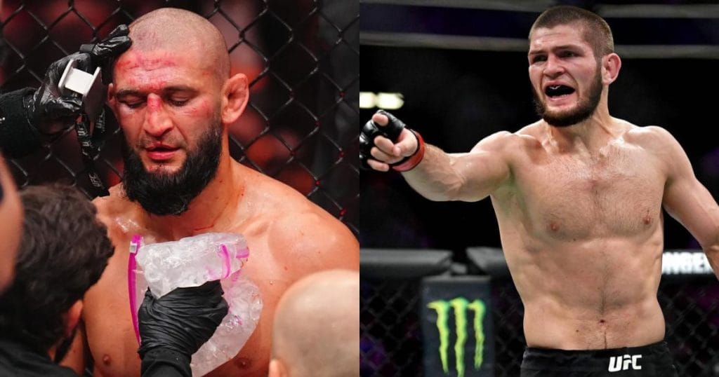 Khabib pointe la grosse faiblesse de Khamzat Chimaev