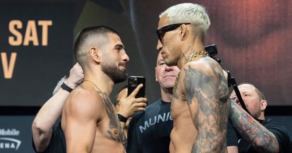 Ilia Topuria encense Charles Oliveira, le Brésilien répond